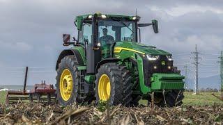 *NEW* JOHN DEERE 8R 340  + Gregoire Besson HELIPLOW