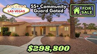 Affordable TownHome for Sale Near Las Vegas Strip | 55+ Community | Guard Gated | Quail Estate West