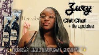 QUICKWEAVE TUTORIAL | ZURY DREAM HAIR REVIEW  CHIT CHAT + LIFE UPDATES 