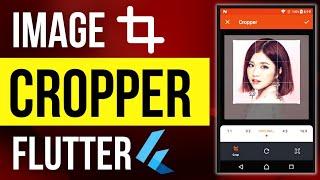 How to crop Images in flutter | Flutter image cropper