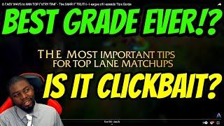 6 EASY WAYS to WIN TOP EVERY TIME-The SIMPLE TRUTH - League of Legends Tips Guide (is it clickbait?)