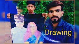 Drawing sketch husband &wife ki drawing |realistic drawing husband &wife | pati or patni ki Drawing