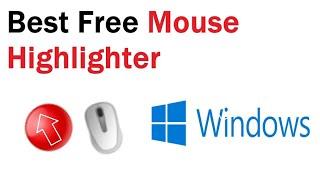 How to Highlight Mouse Pointer Windows 10 and windows 11 | Best Free Mouse Highlighter