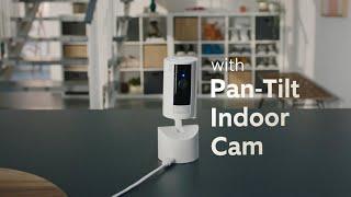 Ring Pan-Tilt Indoor Cam |  360° Horizontal Pan Coverage, Live View, and Two-Way Talk