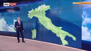 Previsioni meteo di Sky TG24: tempo in miglioramento, caldo al centrosud