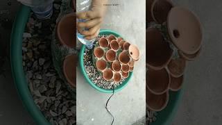 Diy Water Fall Fountain  #Shorts #shortsvideo #youtubeshorts #diy #fountain #parascraft