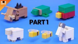 Lego Minecraft Animals - Part 1 (Tutorial)