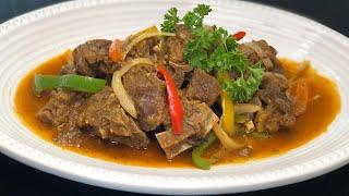 How to make Haitian style stew goat ( Sos vyann kabrit)