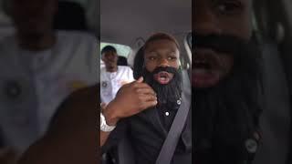 Rakai picks up his first passenger doing uber