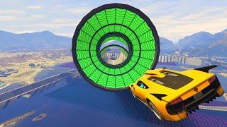 GTA V - Huge Speed boost tunnel Parkour