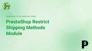 PrestaShop Restrict by Shipping Methods Module | Customized Shipping Control