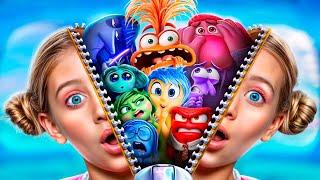 Inside Out 2 la școală! Transformare Extremă de la Tocilară la fată Populară!Dacă Emoțiile mă Conduc