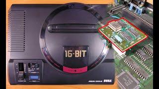 Странная плата на Sega Mega Drive 1 VA0