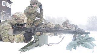 US Army Soldiers Fire The Legendary German Made MG3 Machine Gun