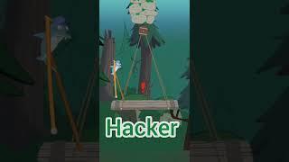 Walk Master (Noob Pro Hacker) Slippery Sledge. #shorts #walkmaster #androidgameplay