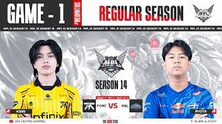 [Game - 1] ONIC ESPORTS vs REBELLION ESPORTS | MPL ID S14