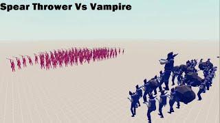 TABS 170v35 Spear Thrower Vs Vampire-Totally Accurate Battle Simulator