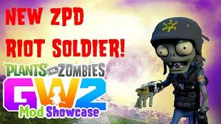 NEW ZPD RIOT SOLDIER CHARACTER - Garden Warfare 2 Mods