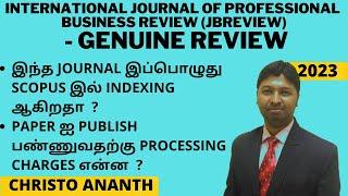 Christo Ananth - International Journal of Professional Business Review -Scopus Review -Tamil