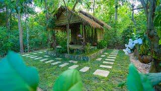 Let's Build Your Dream Bamboo Villa Home With Jungle Survival