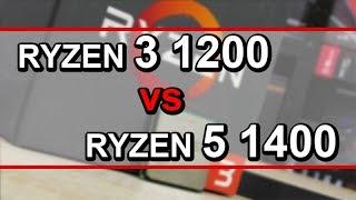 AMD Ryzen 3 1200 vs Ryzen 5 1400