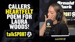 "LAURA WOODS, SIMPLY THE BEST!"  Caller makes Laura EMOTIONAL with heartfelt poem on her last day 