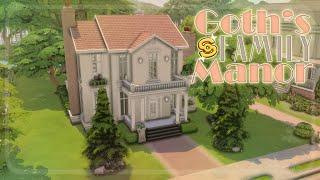 Усадьба семьи Гот │︎ Goth's Family Manor │︎ Speed Build │︎ Строительство [TS4]