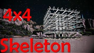 How-to Build Killer 4x4 Skeleton Turret Tower Design | Unofficial Ark Survival Evolved PvP