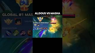 ALJUICE VS TOP 1 GLOBAL MASHA BUILD #aldouspro #aldous #aljuicetv #mlbb