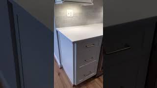 Two Toned Kitchen featuring Fabuwood cabinets : IG - @langleyremodeling8690
