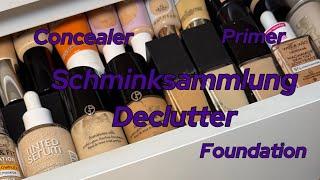 Schminksammlung Declutter Teil 1 (Primer, Foundation, Concealer)