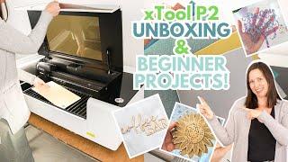 xTool P2 Unboxing, Setup and 3 Beginner Projects