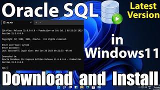 How To Install SQL Plus In Windows 11 | How To Download SQL Plus In Windows 11 | Easy Method 2024 |