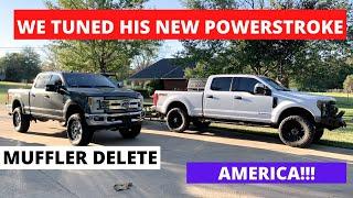 2017-2018-2019 F250-F350 How to (MUFFLER) DELETE and tune with ez lynk