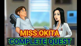 Summertime saga 0.20.8 | MISS OKITA walkthrough gameplay