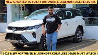 New Toyota Fortuner and Legender 2023 All Features Explained| Detailed Demo Videos in description|