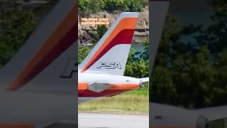 AMERICAN AIRLINES A321 "PSA RETRO LIVERY" ARRIVAL IN GRENADA ! #aviation #a321 #landing #viral