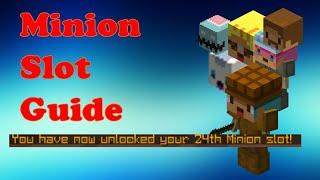 Minion Slot Guide - Hypixel Skyblock