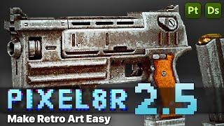 Pixel8r 2.5 Showcase - Make Retro Art Easy