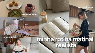 ROTINA DA MANHÃ REAL | 7AM, hábitos saudáveis, motivação e produtividade