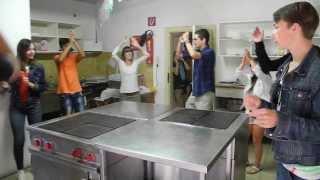 Intercultural meeting in the kitchen