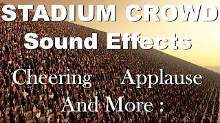 Stadium Crowd Sound Effects | One Hour | HQ