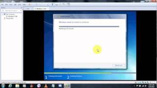 How to Install windows 7 on VMware workstation 11