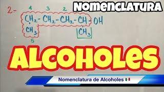 Nomenclatura de ALCOHOLES (muchos ejemplos)