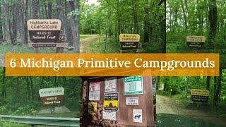 6 Manistee NF Primitive Campgrounds Perfect for Fall Camping!