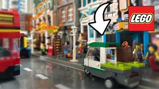 Adding some vehicles in the LEGO city…