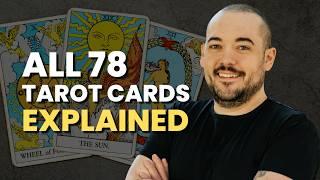 Learn To Read Tarot Fast! All 78 Card Meanings & Imagery Explained