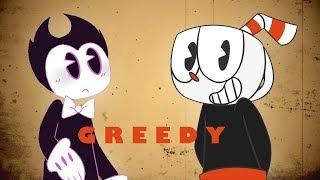 Greedy Meme Cuphead and Bendy // Collab with Ruby Specter