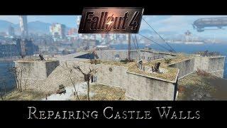 Fallout 4 Mods: Craftable Castle Wall Patches by DDProductions83