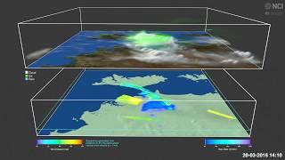 Beautiful visualisation of Australian weather forecast model